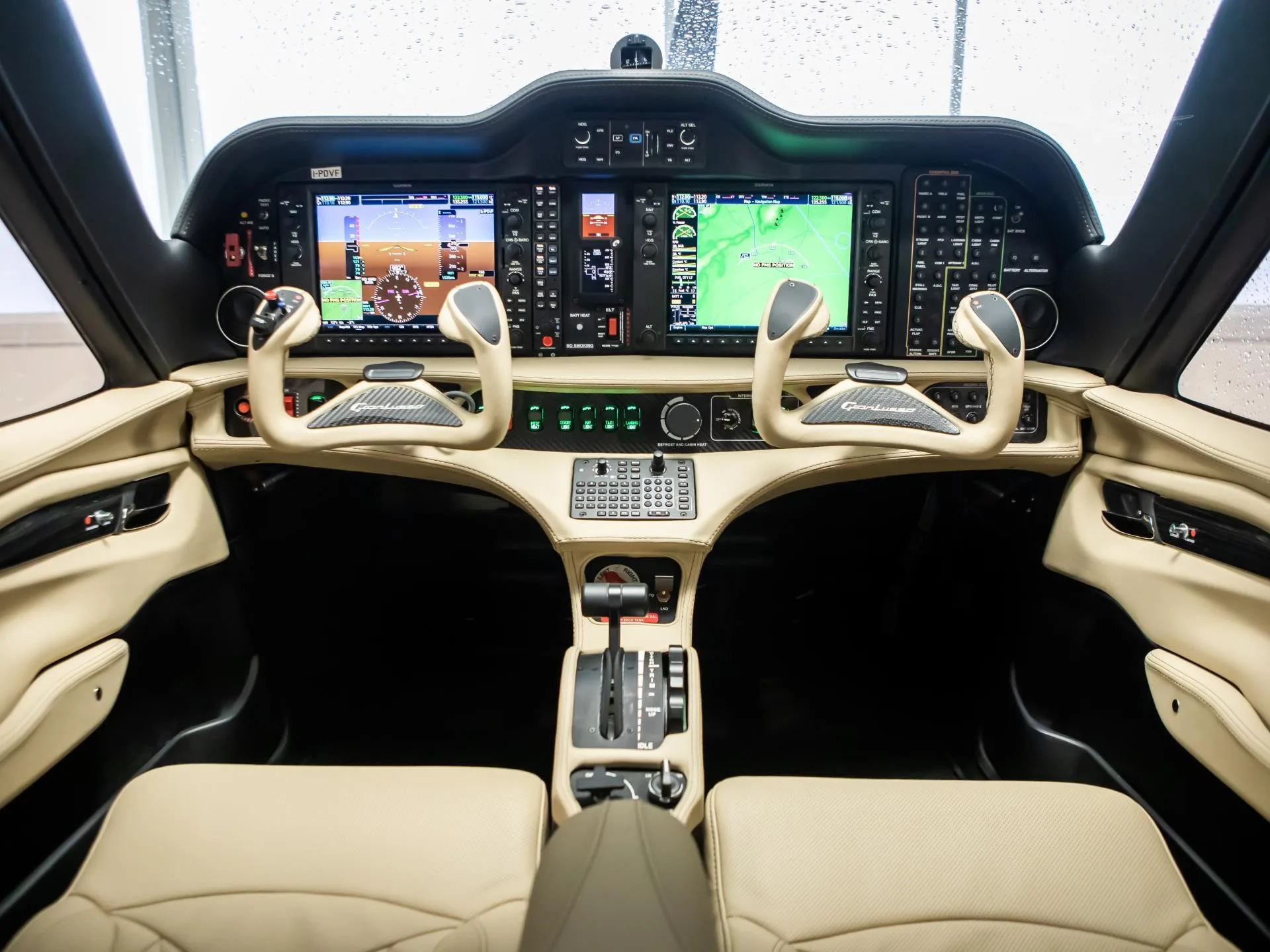 Cabin interior of a 2026 TECNAM P2010 GRAN LUSSO.