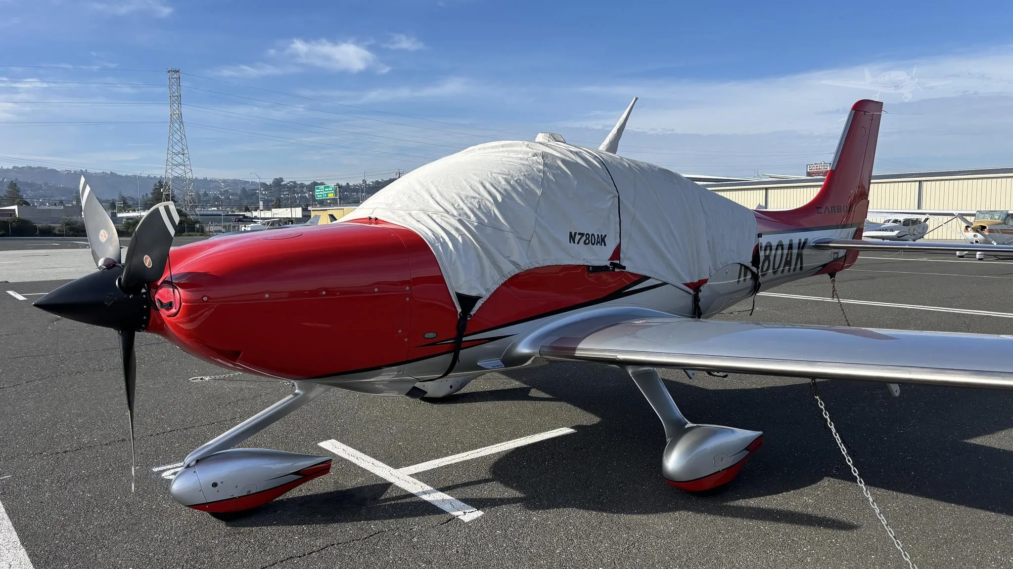 Marketing image of a 2020 CIRRUS SR22 TURBO.