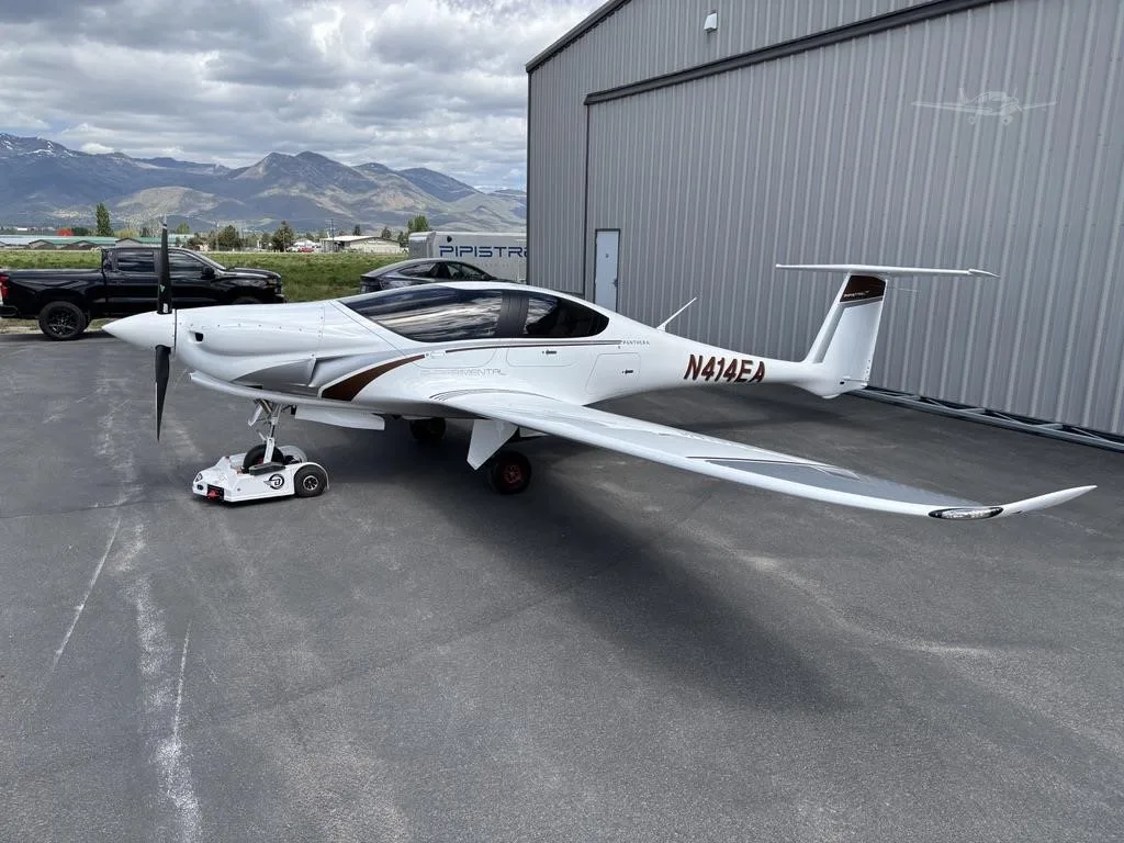 Exterior view of a 2025 PIPISTREL PANTHERA, N414EA.