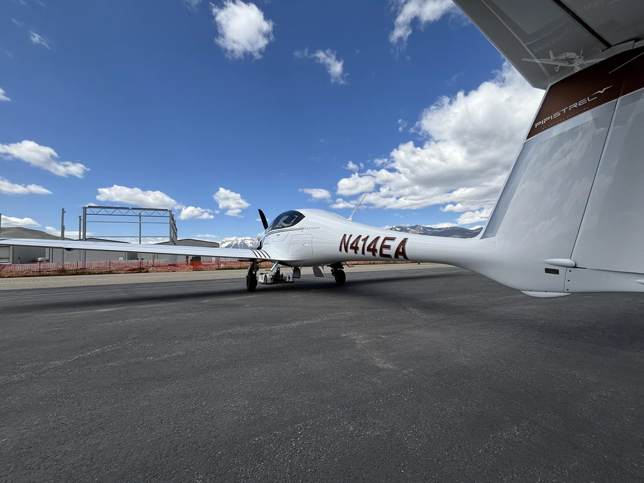 Exterior view of a 2025 PIPISTREL PANTHERA, N414EA.
