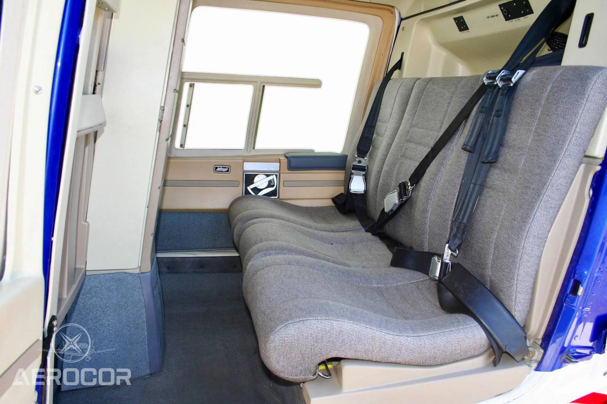 Cabin interior of a 1992 BELL 206B III.