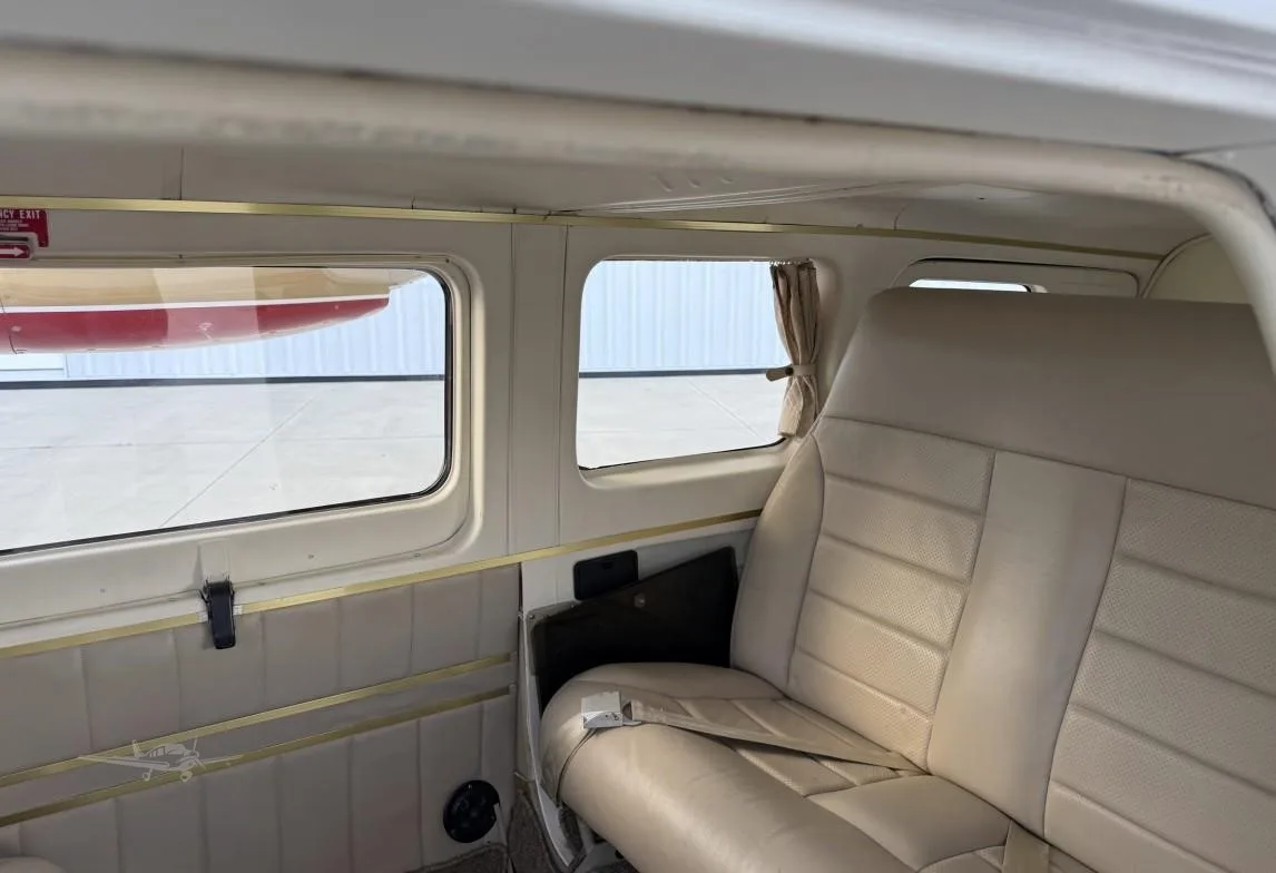 Cabin interior of a 1984 PARTENAVIA P.68C-TC.