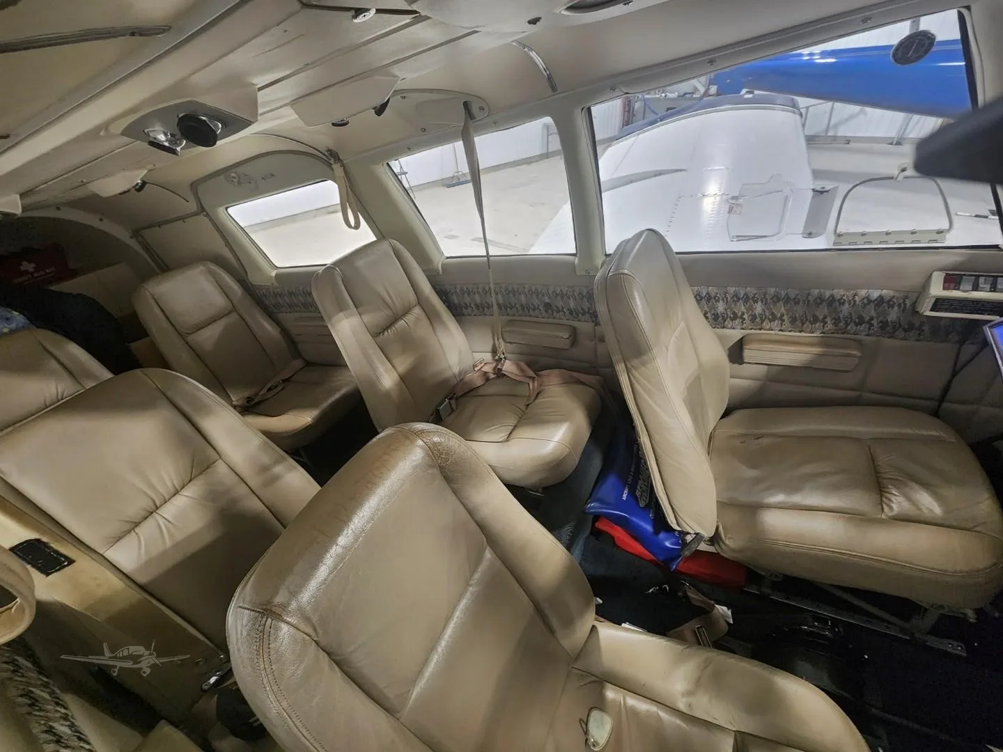 Cabin interior of a 1972 PIPER CHEROKEE 6/300.