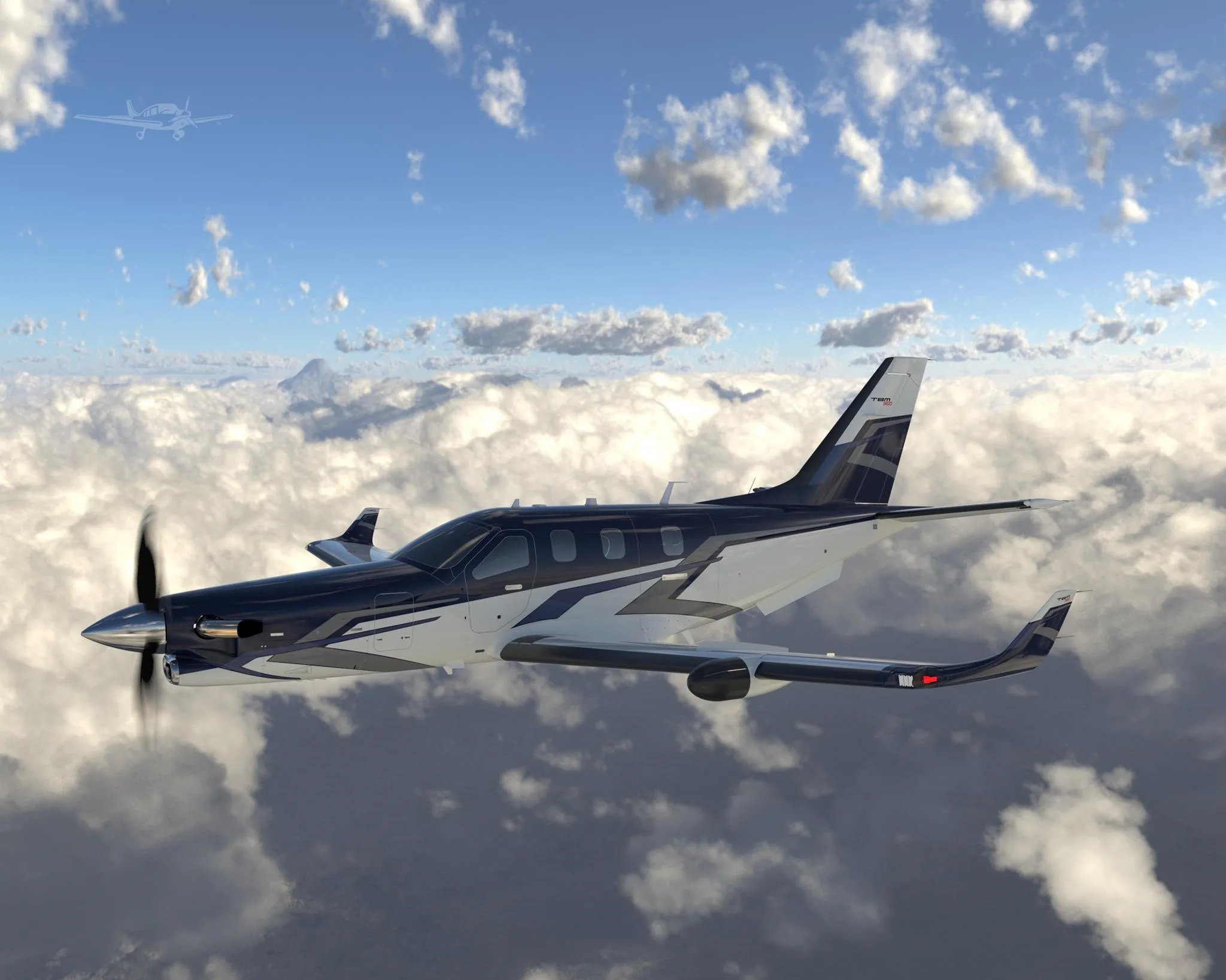 Marketing image of a 2027 DAHER TBM 980.