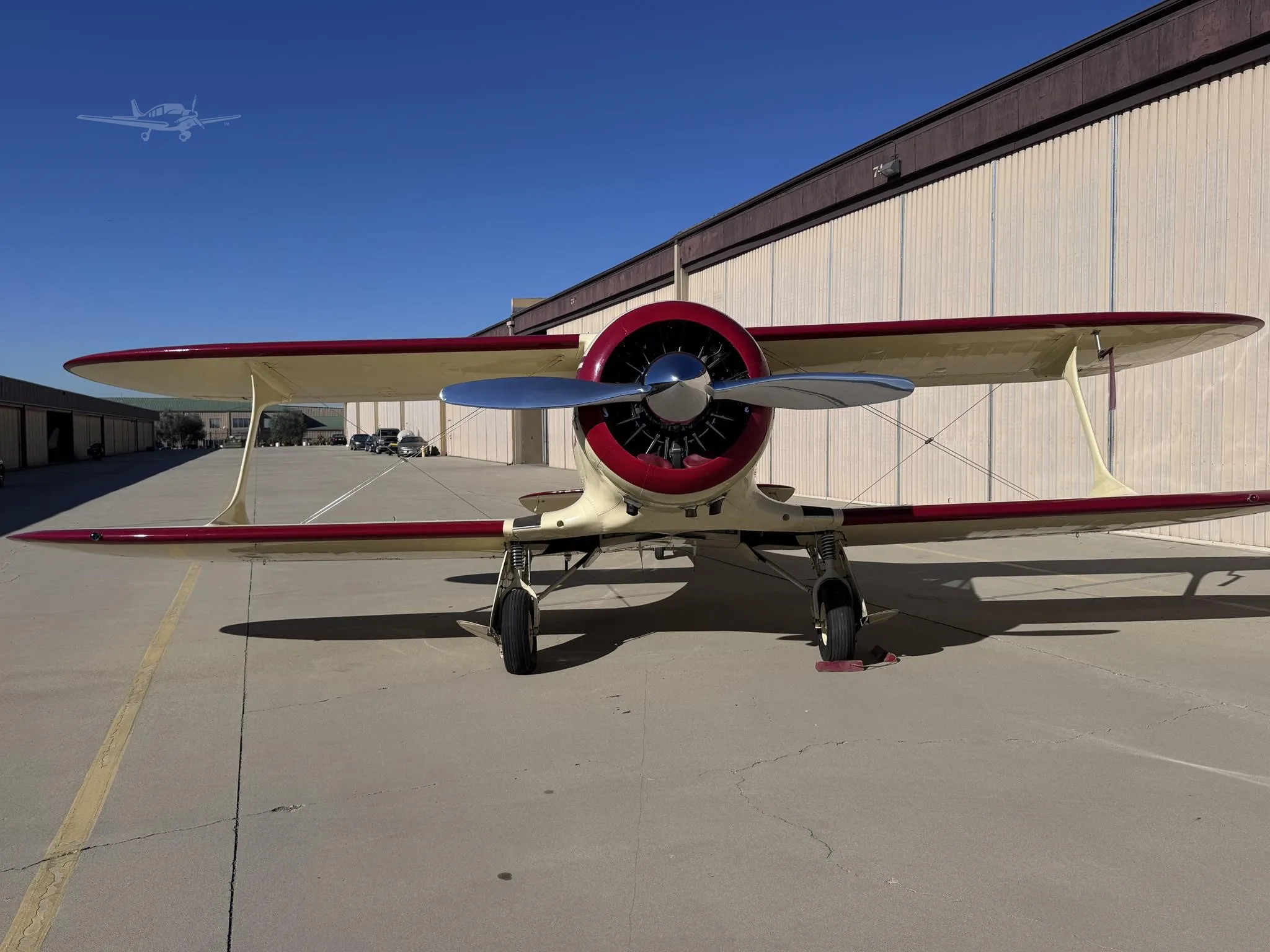 Exterior view of a 1943 BEECHCRAFT D17S, N67736.