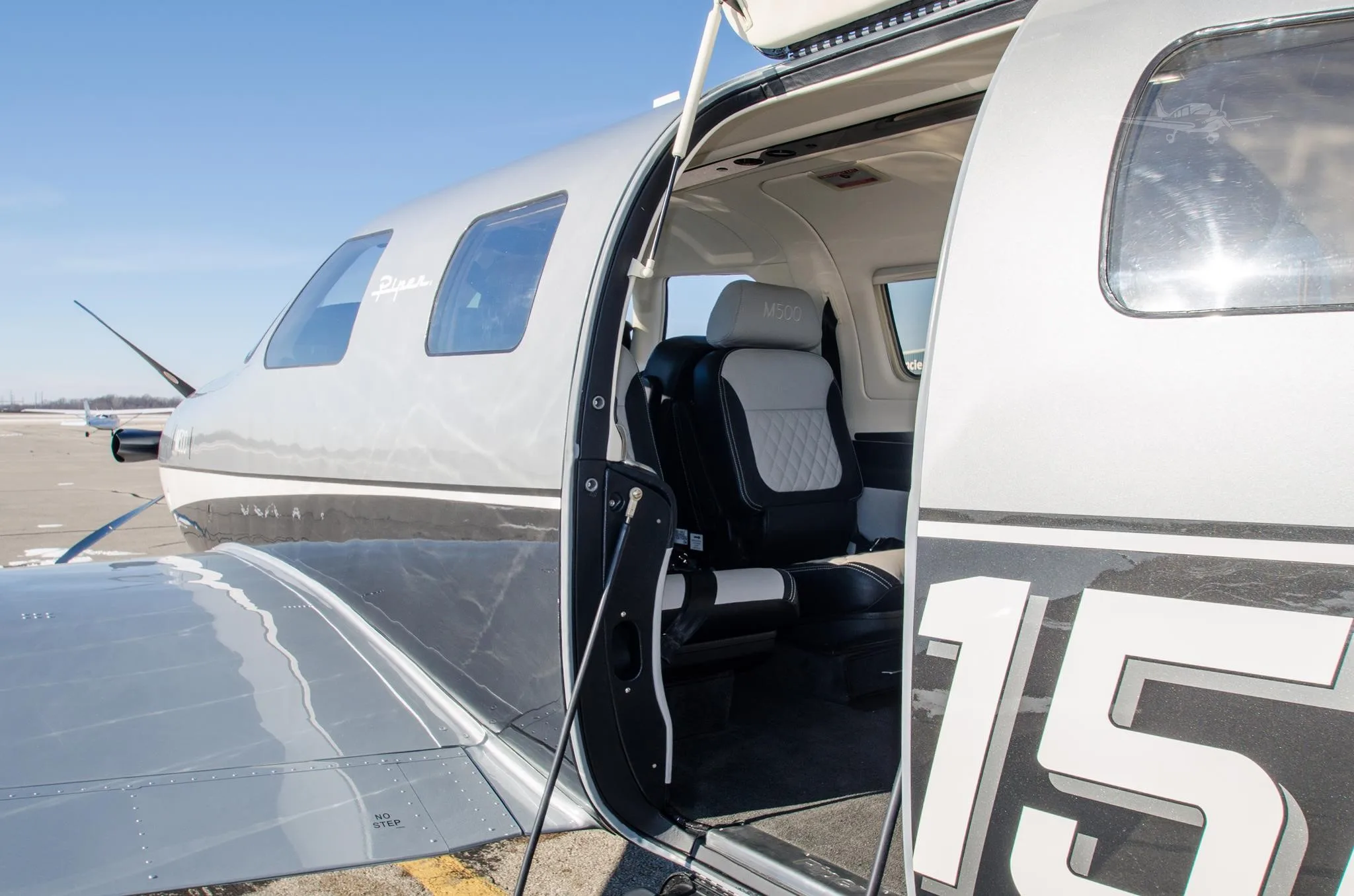 Cabin interior of a 2025 PIPER M500.