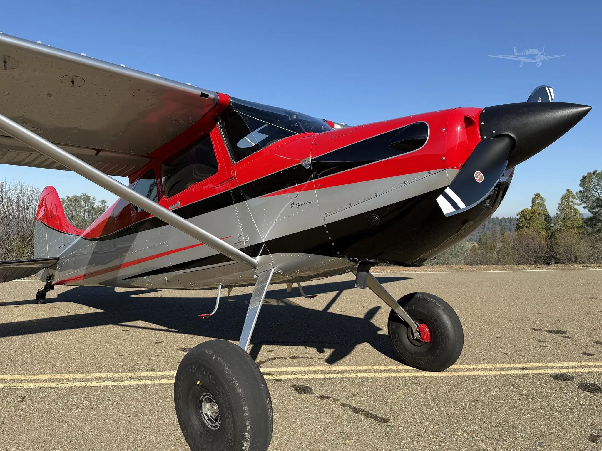 Exterior view of a 1954 CESSNA 170B, N2771C.