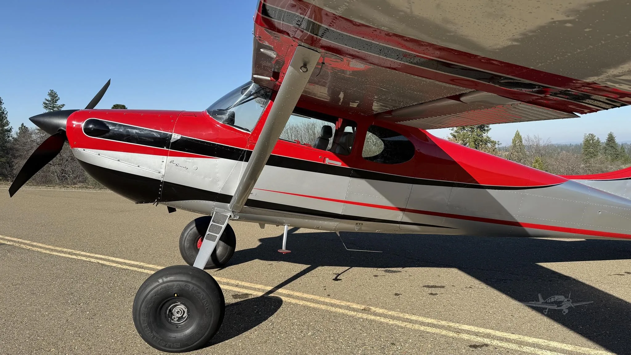Exterior view of a 1954 CESSNA 170B, N2771C.