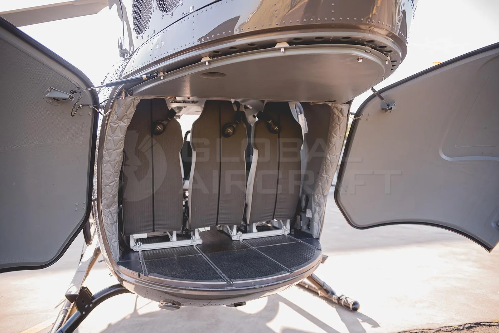 Engine detail of a 2012 EUROCOPTER EC145.