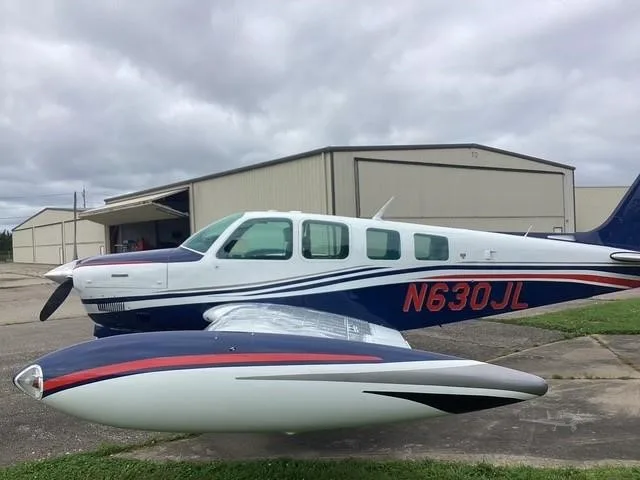 Exterior view of a 1976 BEECHCRAFT A36 BONANZA, N630JL.
