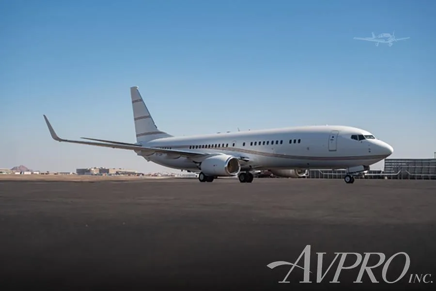 Exterior view of a 2003 BOEING BBJ2, VP-COH.