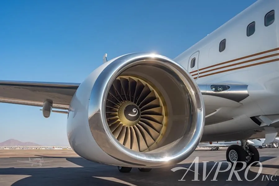 Engine detail of a 2003 BOEING BBJ2.