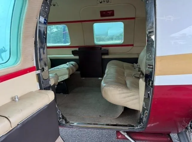 Cabin interior of a 1972 MITSUBISHI MU 2K.