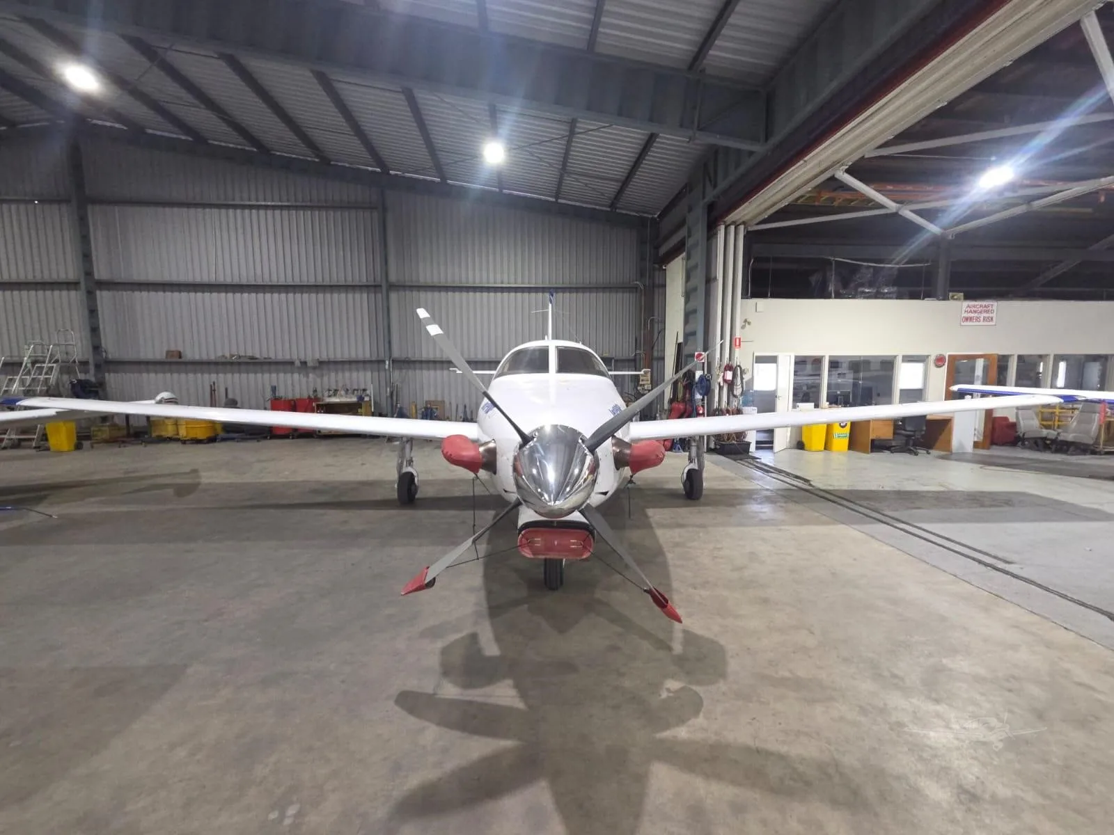Exterior view of a 1985 PIPER JETPROP, VH-BGK.