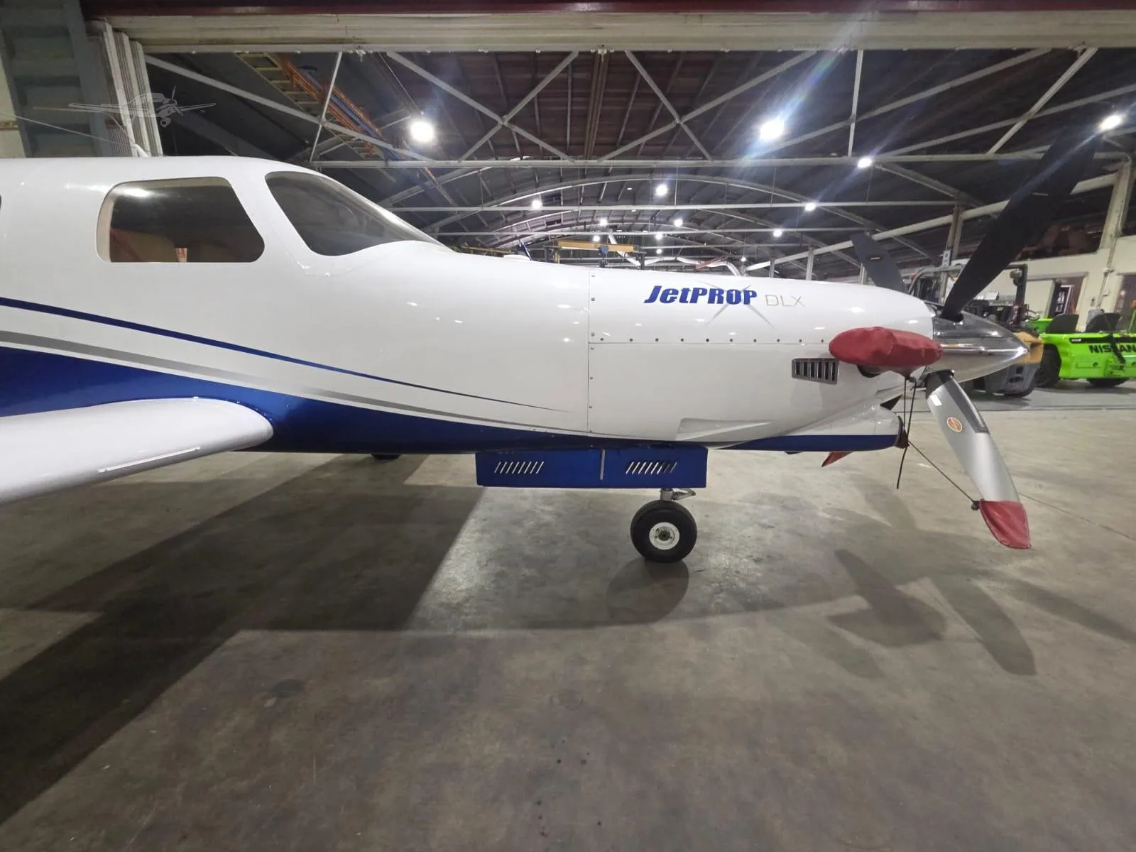 Exterior view of a 1985 PIPER JETPROP, VH-BGK.