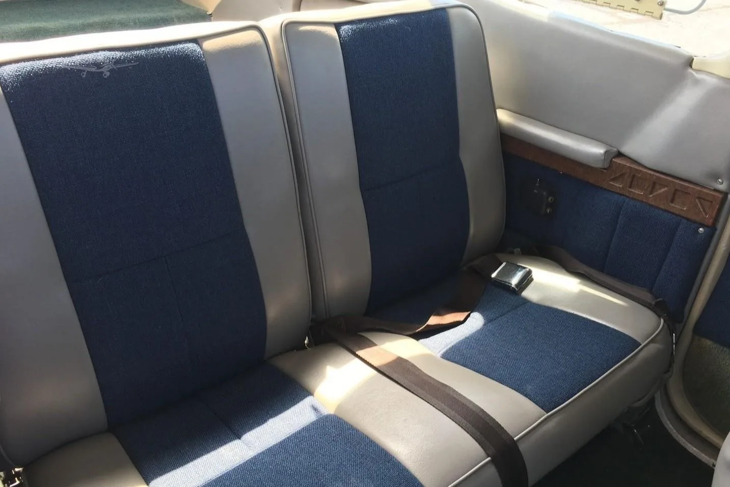 Cabin interior of a 1983 CESSNA 182R SKYLANE.