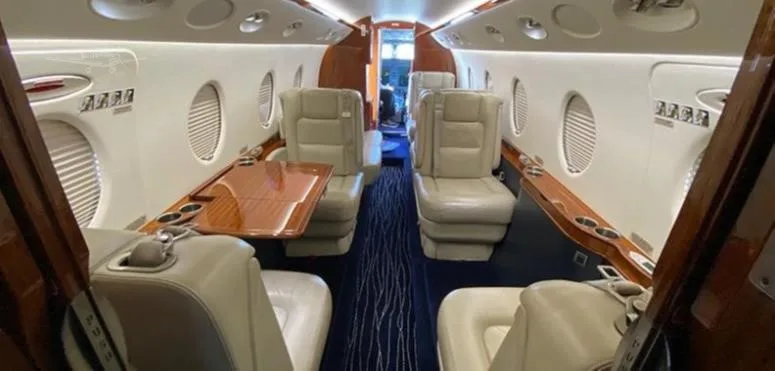 Cabin interior of a 2016 GULFSTREAM G150.