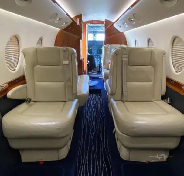 Cabin interior of a 2016 GULFSTREAM G150.