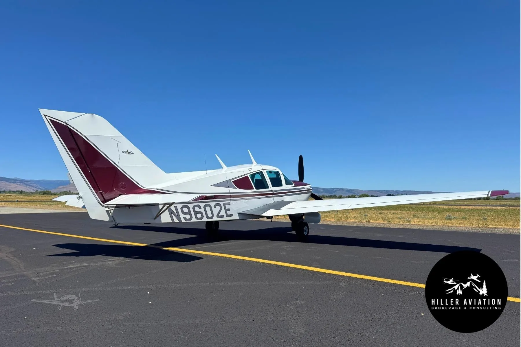 Exterior view of a 1976 BELLANCA 17-31ATC, N9602E.