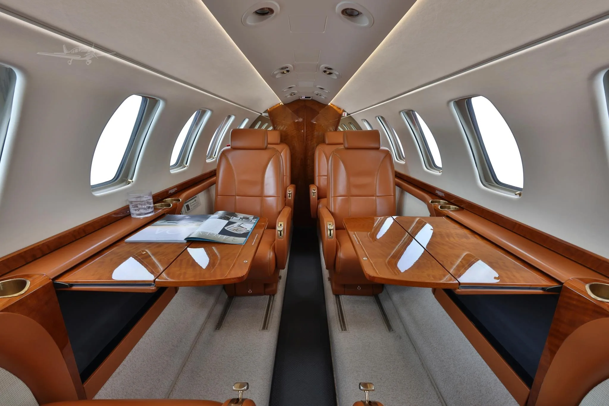 Cabin interior of a 2008 CESSNA CITATION CJ3.