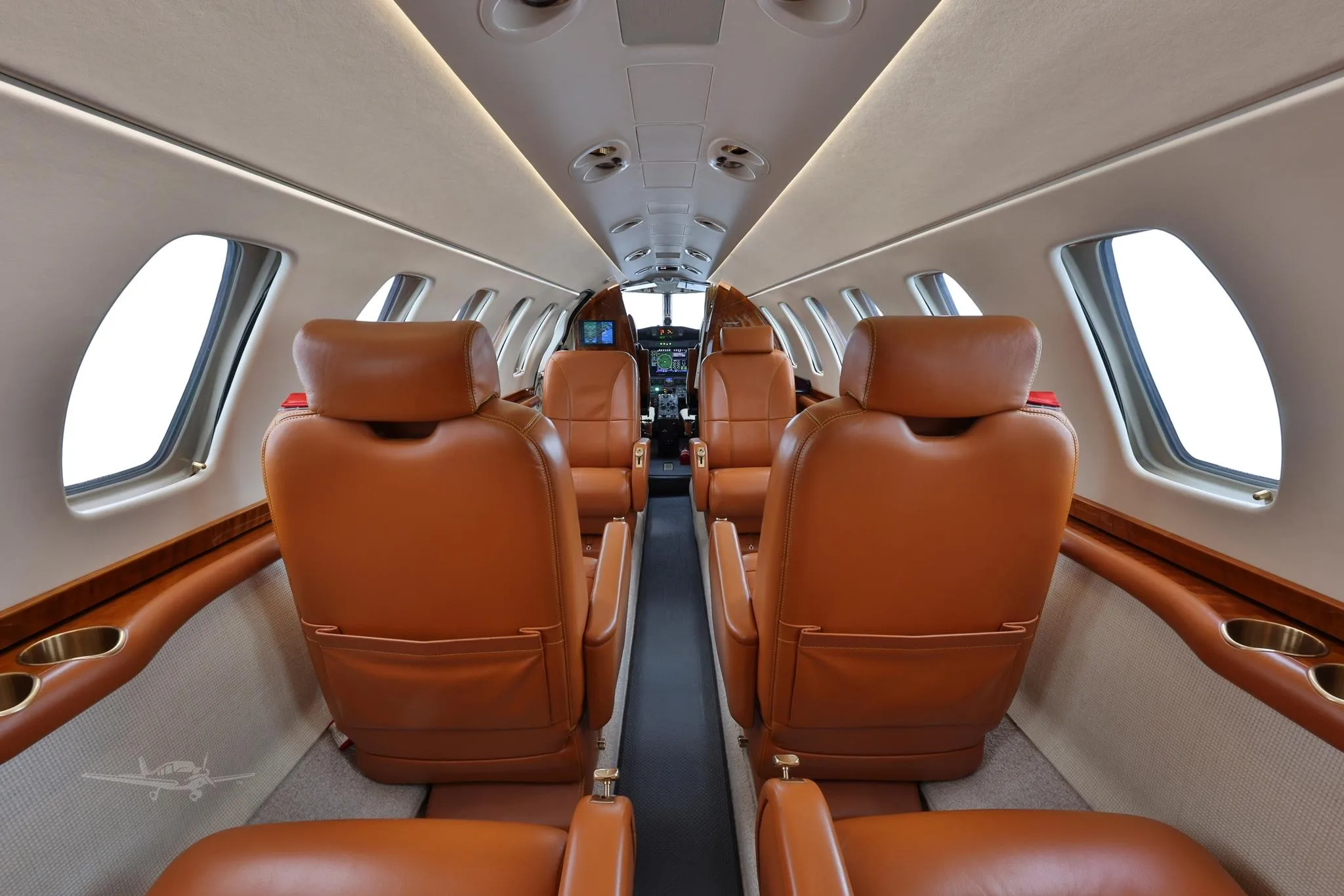 Cabin interior of a 2008 CESSNA CITATION CJ3.