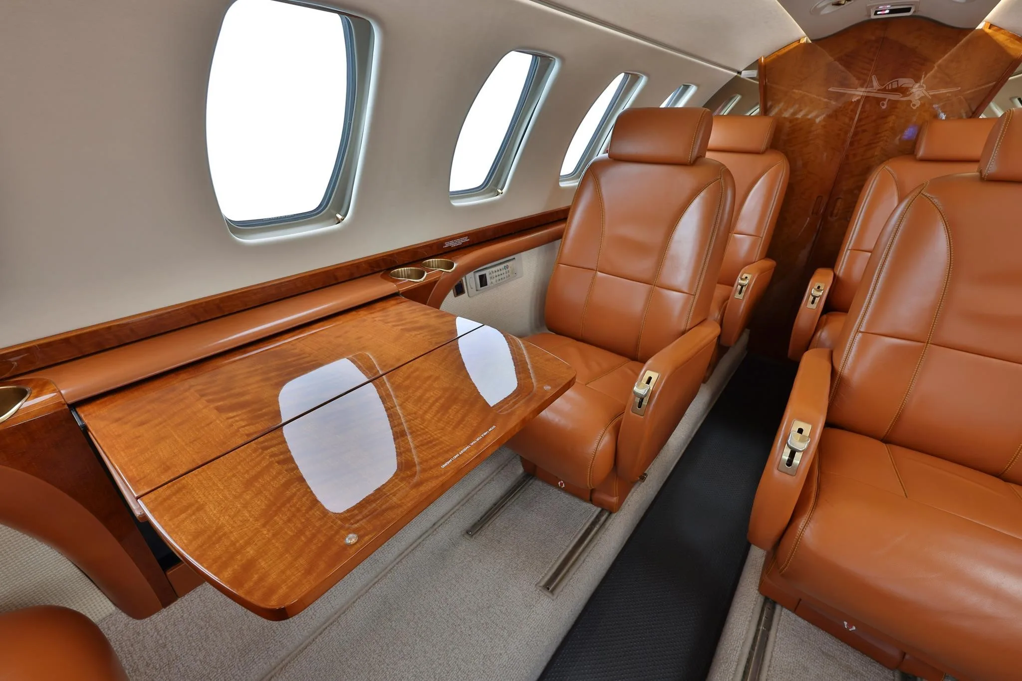 Cabin interior of a 2008 CESSNA CITATION CJ3.