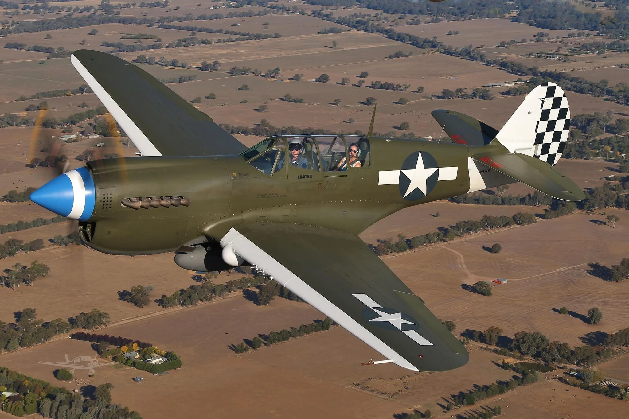 1943 CURTISS P-40N KITTYHAWK