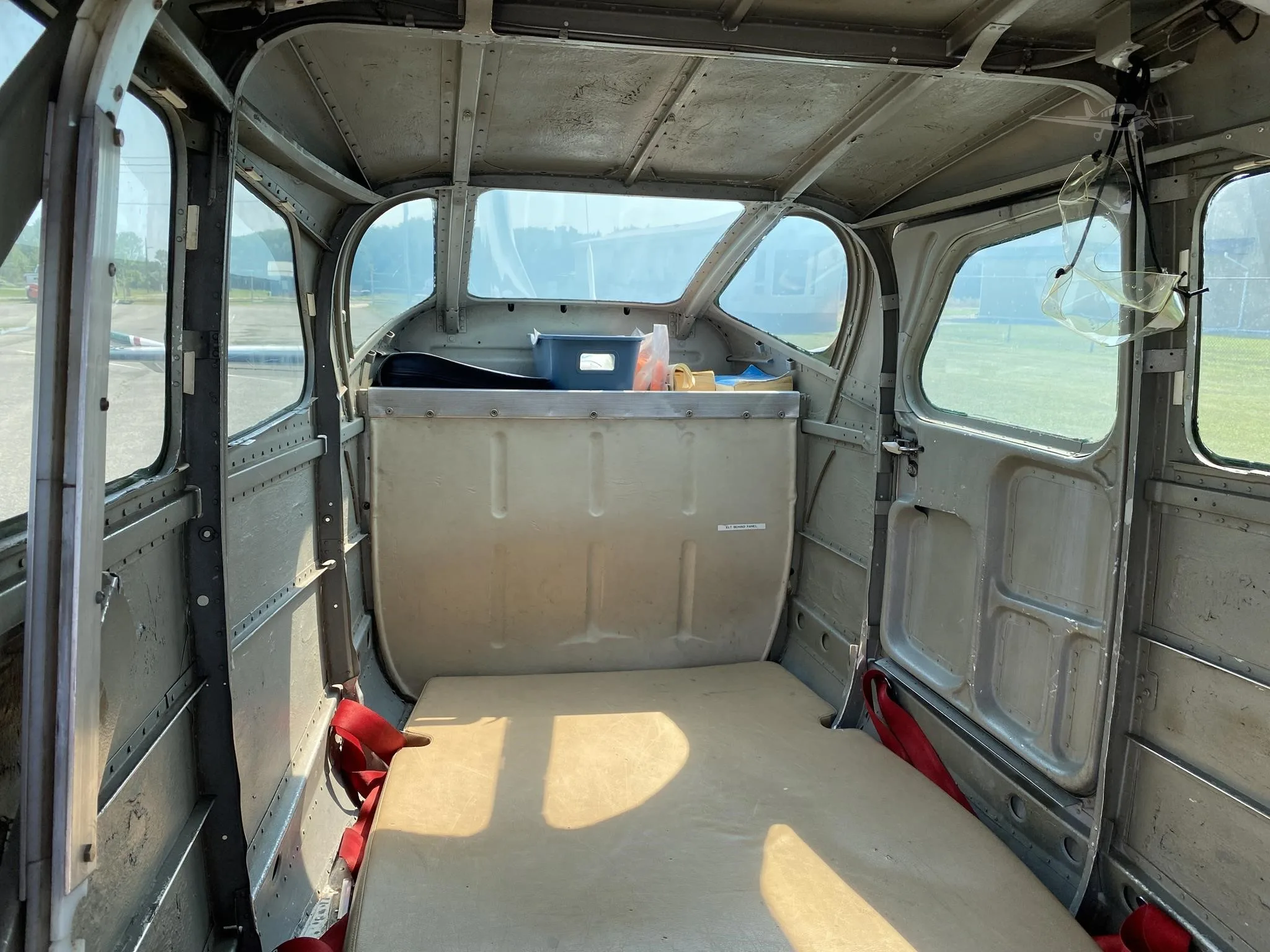 Cabin interior of a 1963 CESSNA 205.