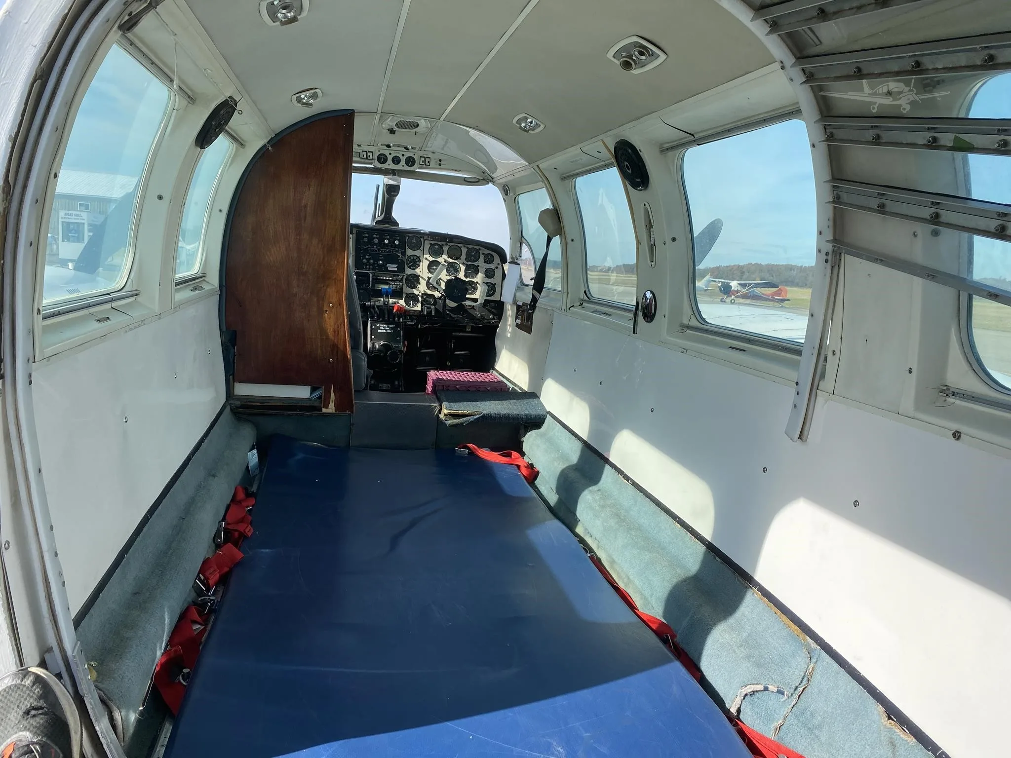 Cabin interior of a 1974 PIPER NAVAJO.