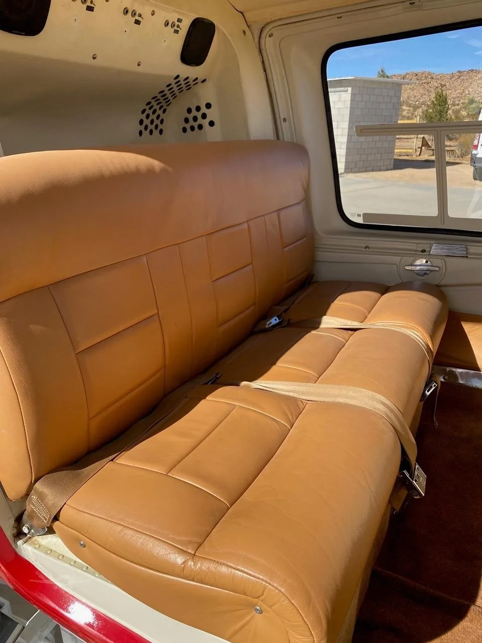 Cabin interior of a 1979 BELL 206B.