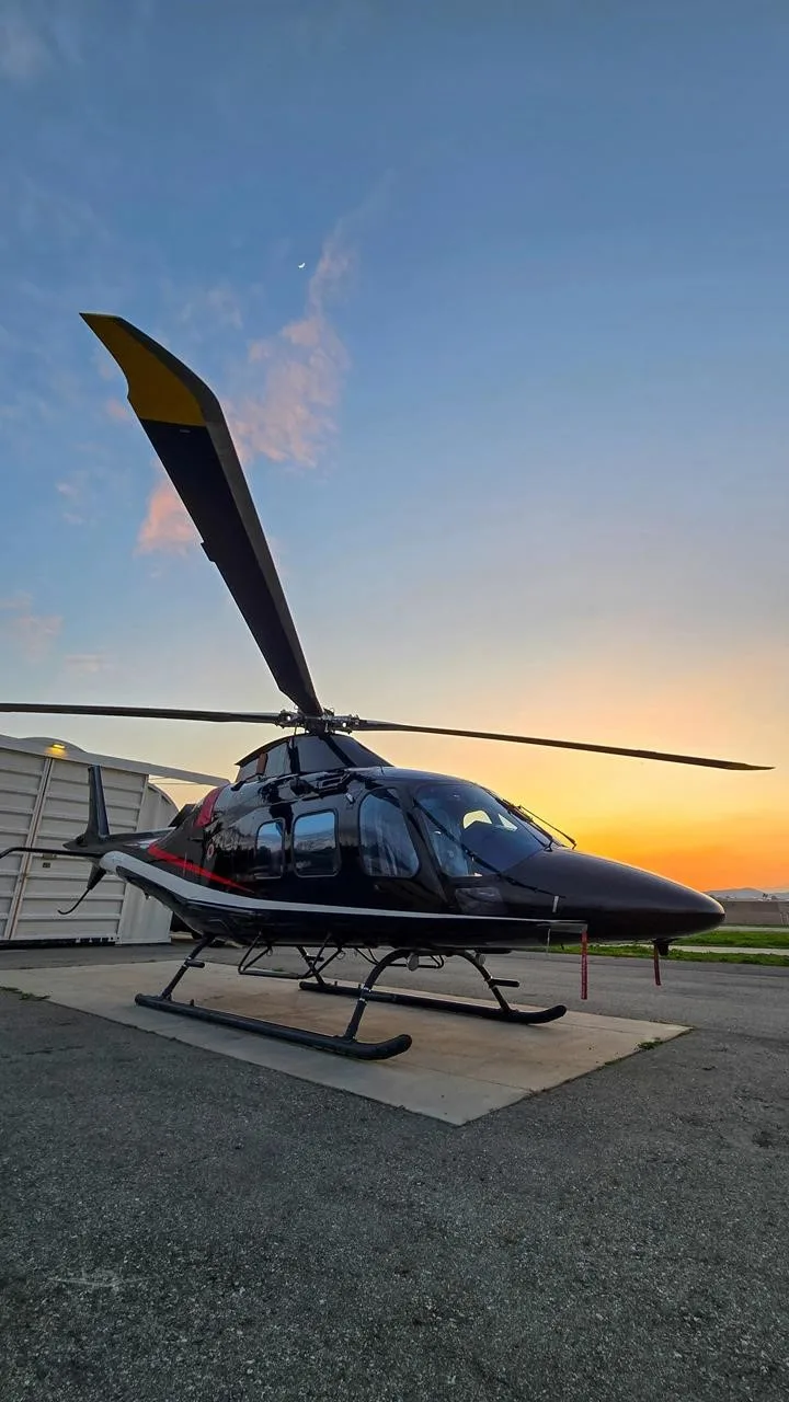 Exterior view of a 2018 LEONARDO AW109 TREKKER.