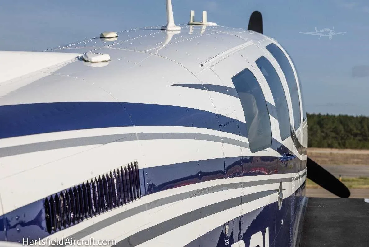 Engine detail of a 2016 BEECHCRAFT G36 BONANZA.