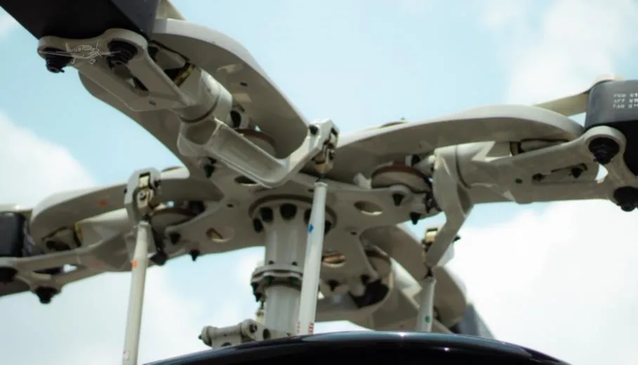 Engine detail of a 2021 BELL 407GXI.