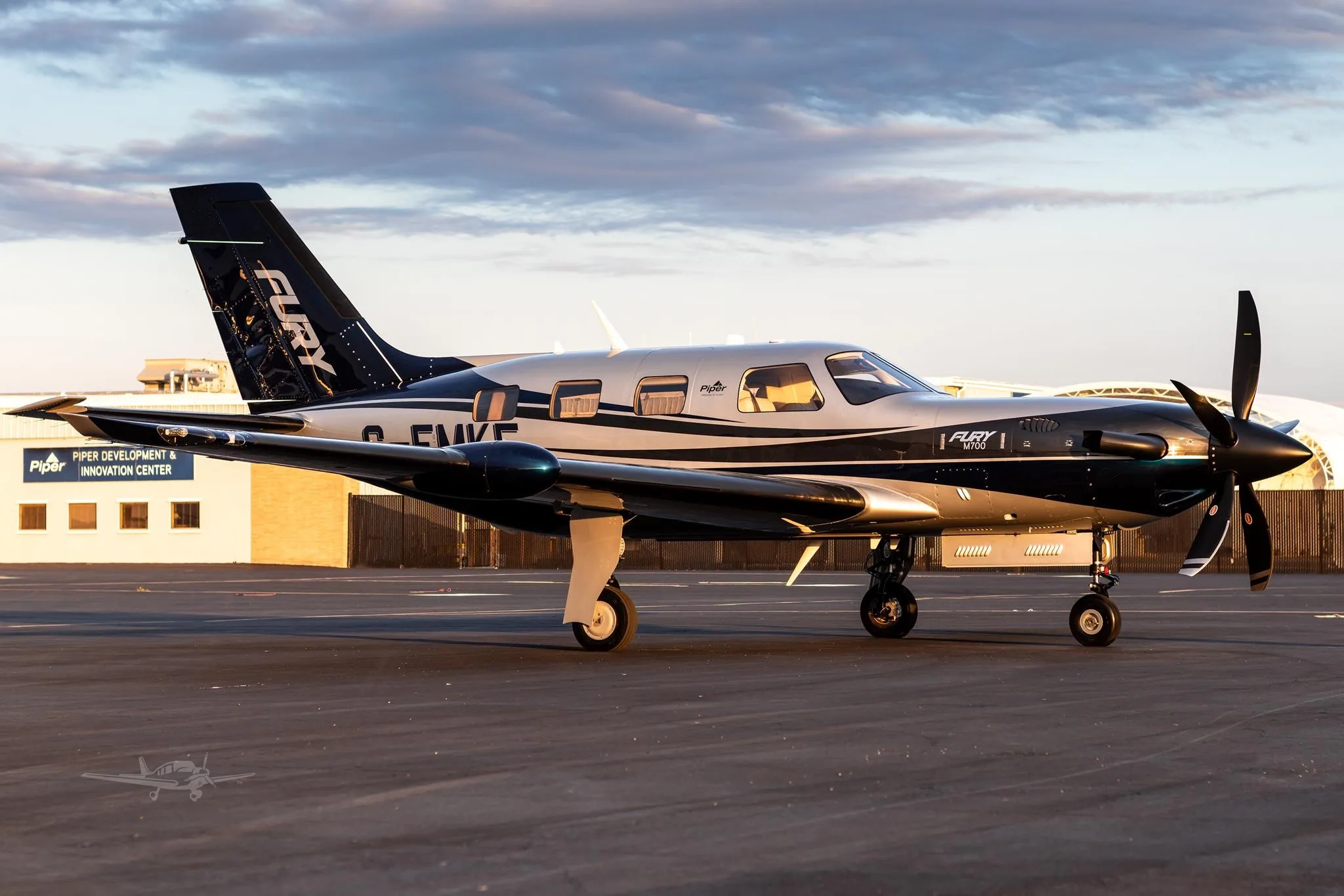 Exterior view of a 2026 PIPER M700, C-FMKF.