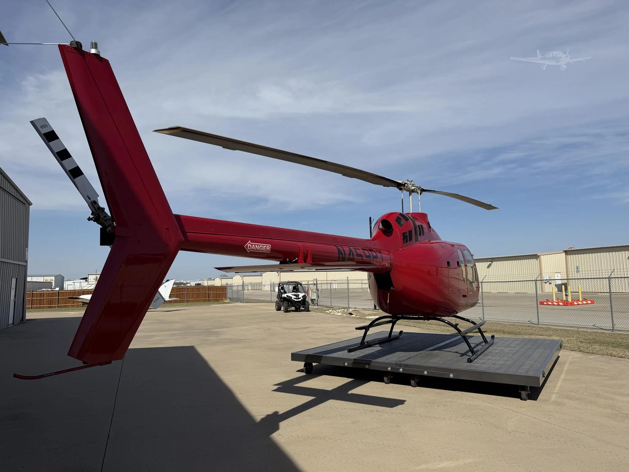 Exterior view of a 2021 BELL 505 JET RANGER X, N459PT.