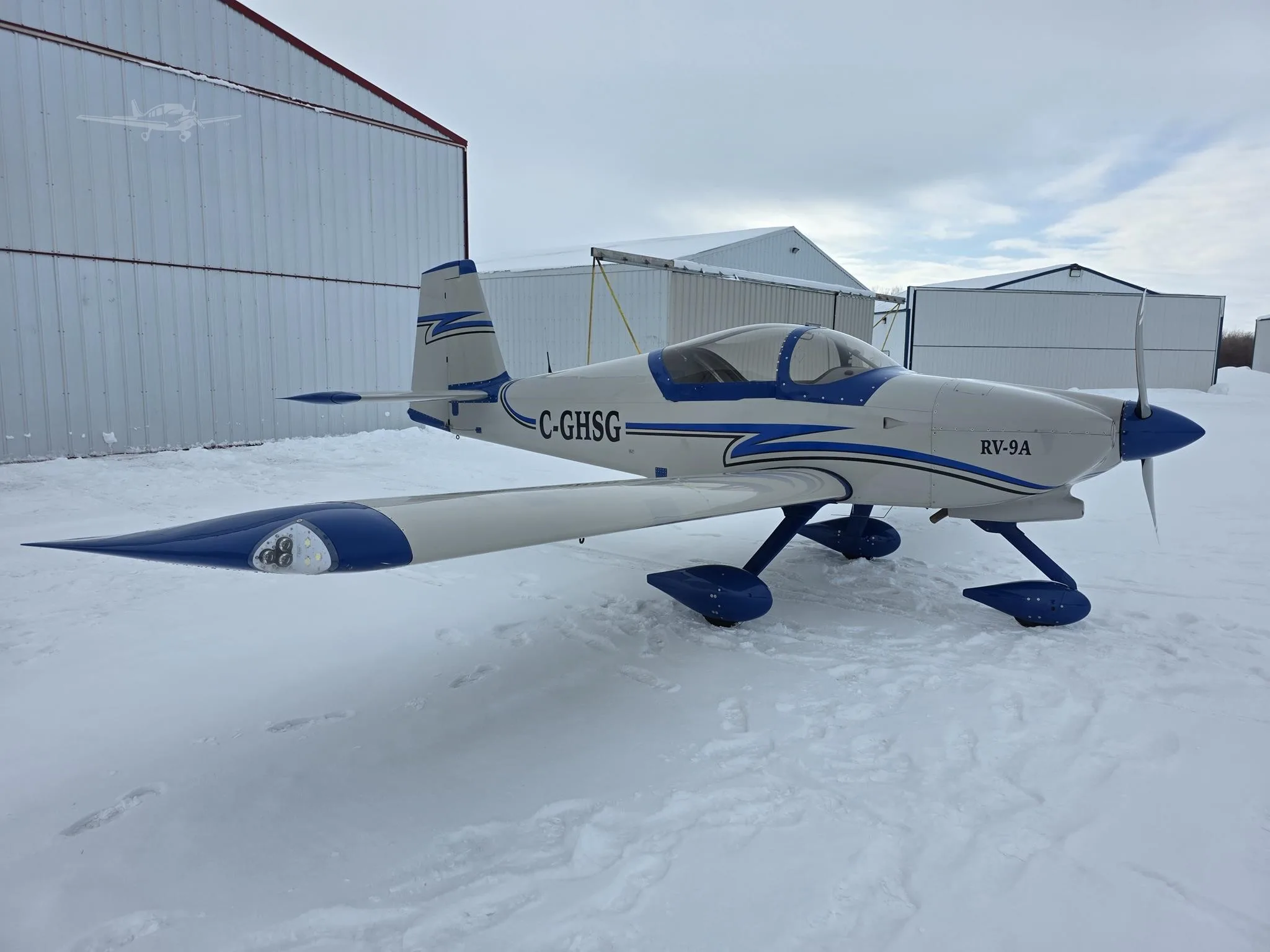 Exterior view of a 2012 VANS RV-9A, C-GHSG.