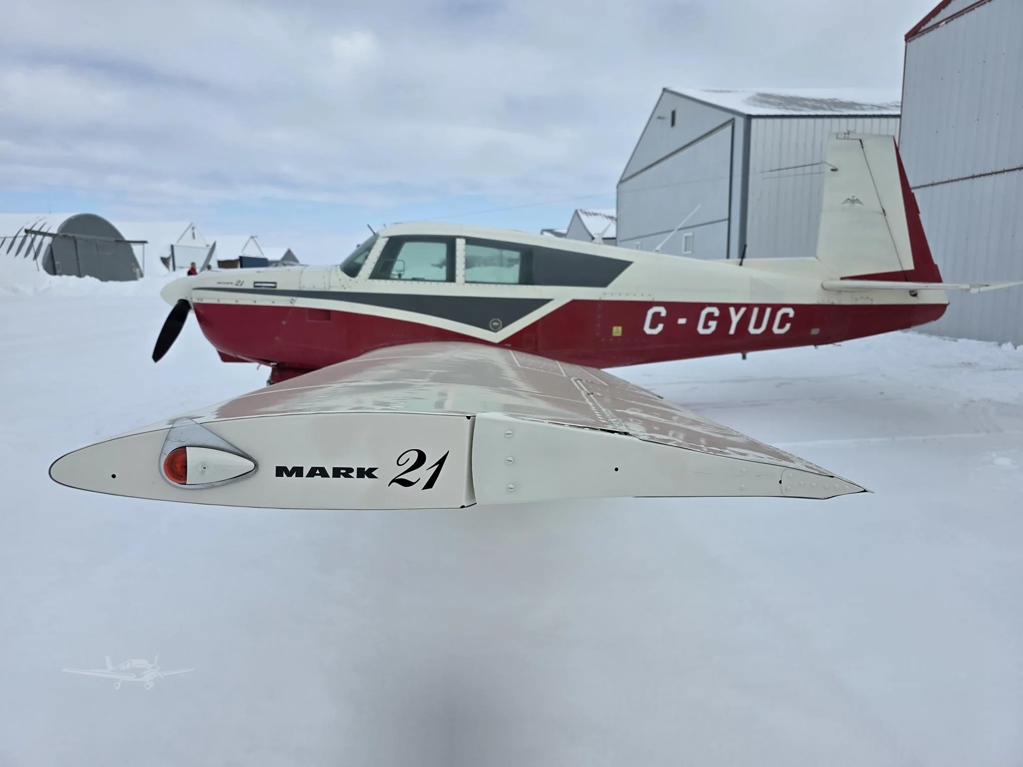 Marketing image of a 1966 MOONEY M20C MARK 21.