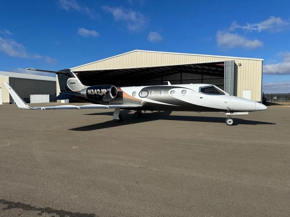 Exterior view of a 1994 LEARJET 31A, N342JP.