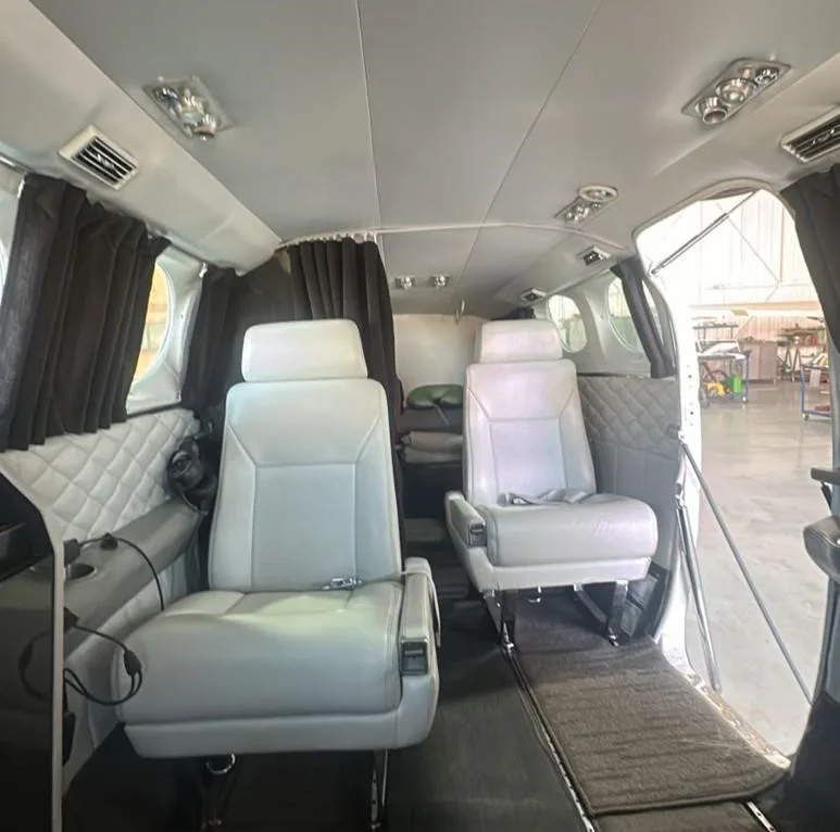 Cabin interior of a 1980 CESSNA 421C.