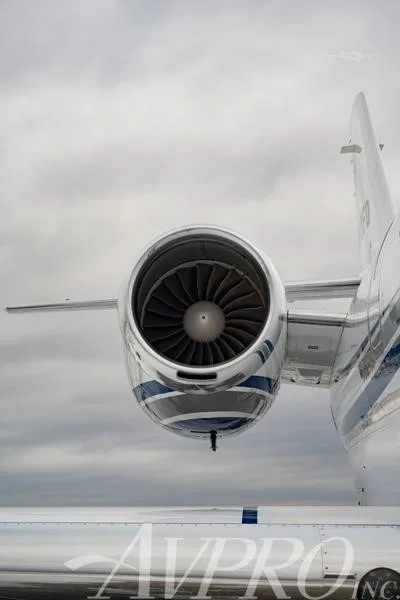 Engine detail of a 2009 CESSNA CITATION SOVEREIGN.