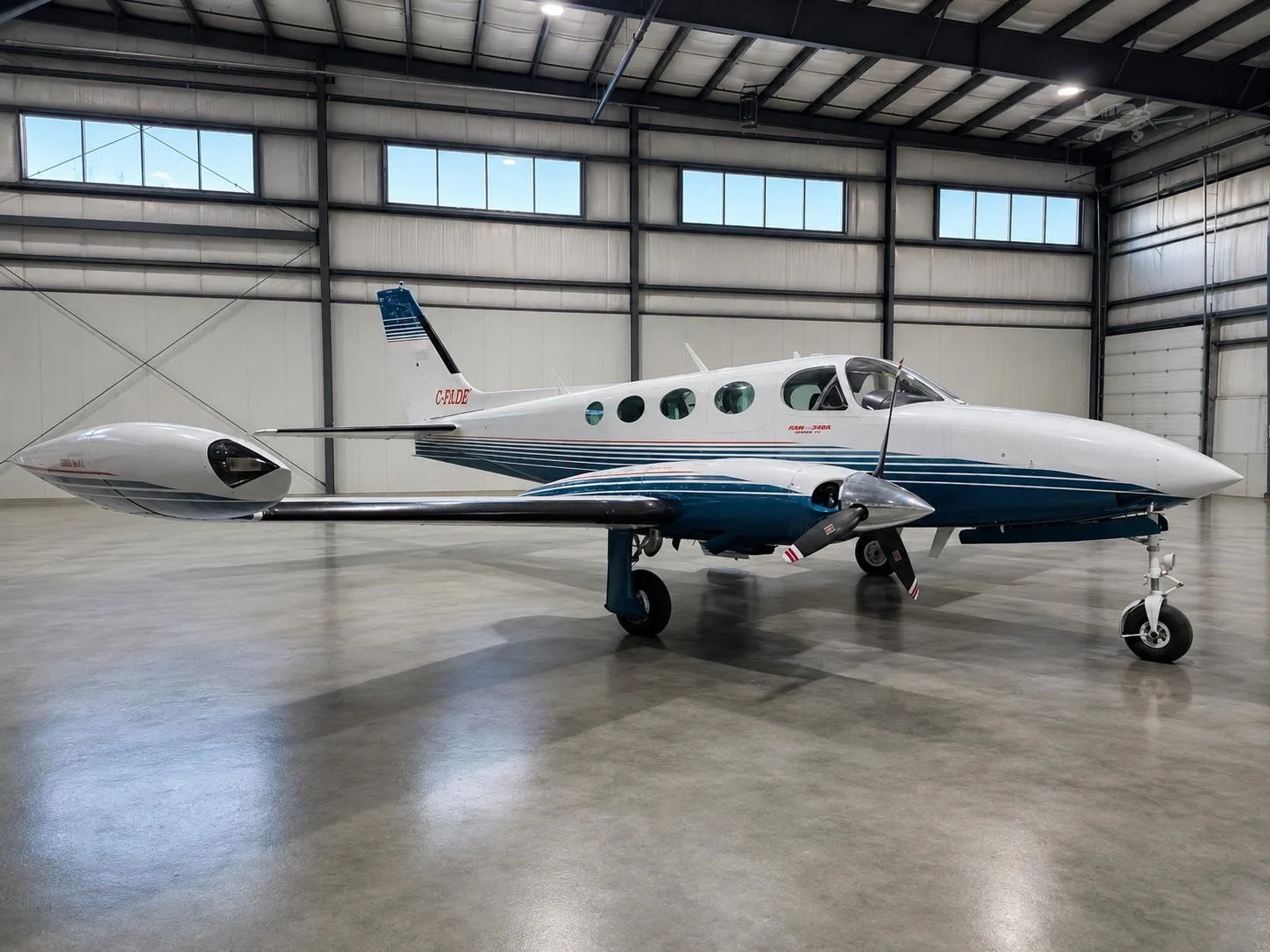 Exterior view of a 1981 CESSNA 340A, C-FADE.