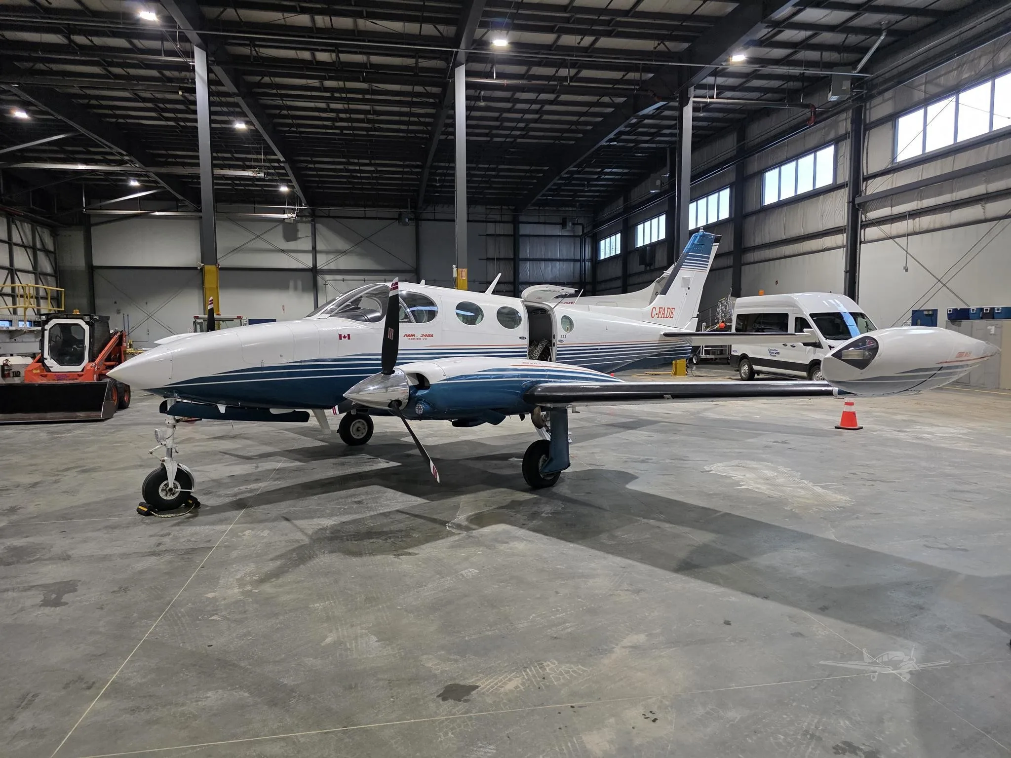 Exterior view of a 1981 CESSNA 340A, C-FADE.