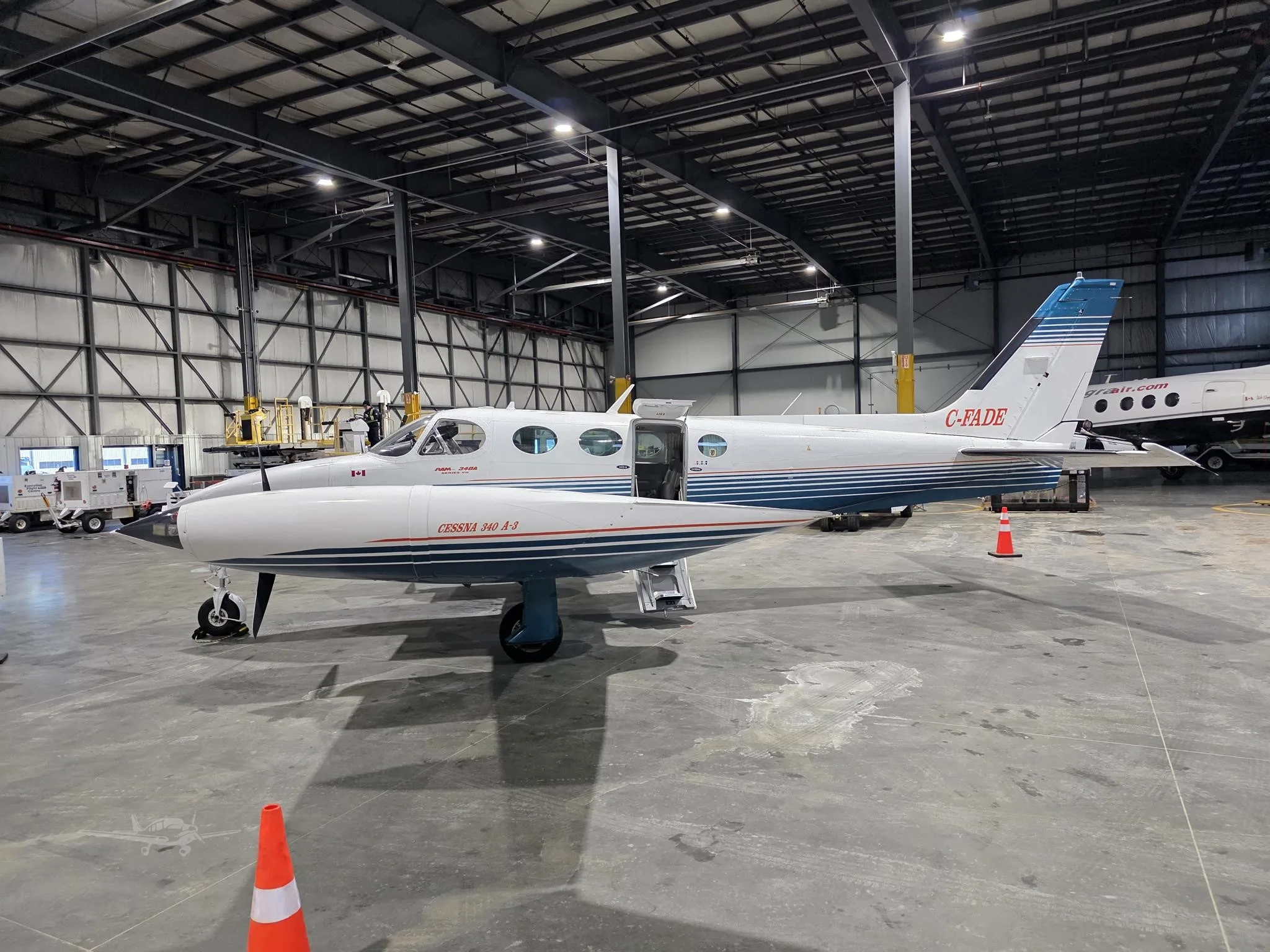 Exterior view of a 1981 CESSNA 340A, C-FADE.