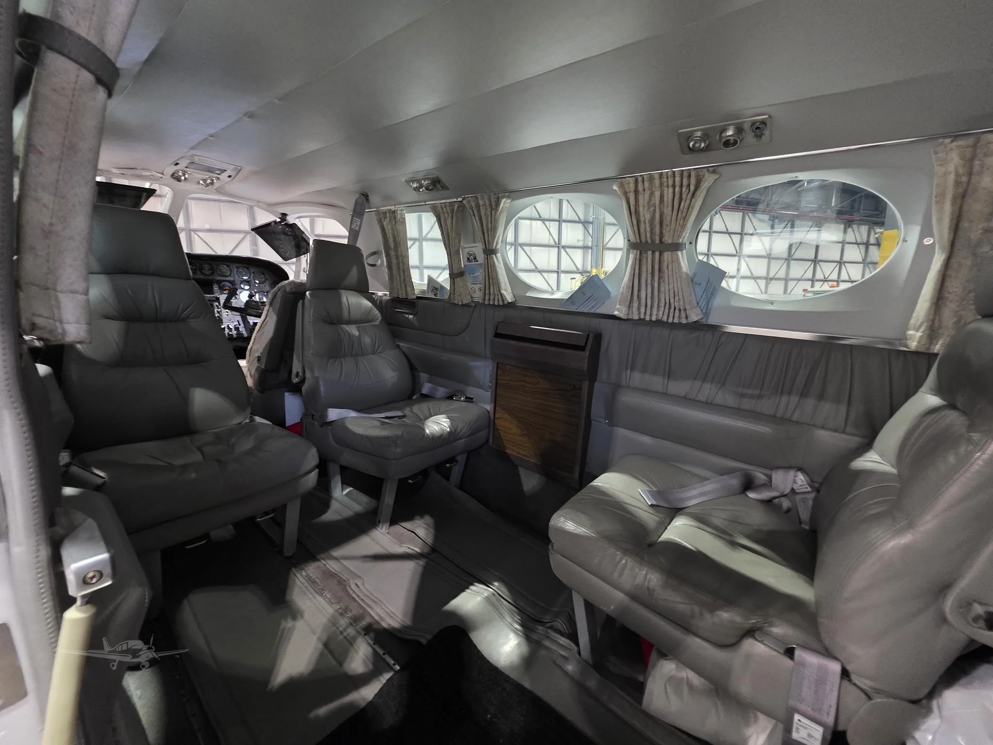 Cabin interior of a 1981 CESSNA 340A.