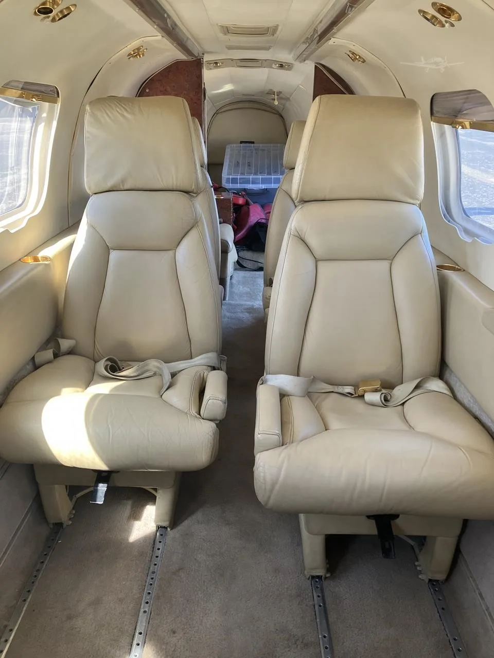 Cabin interior of a 1981 PIPER CHEYENNE III.