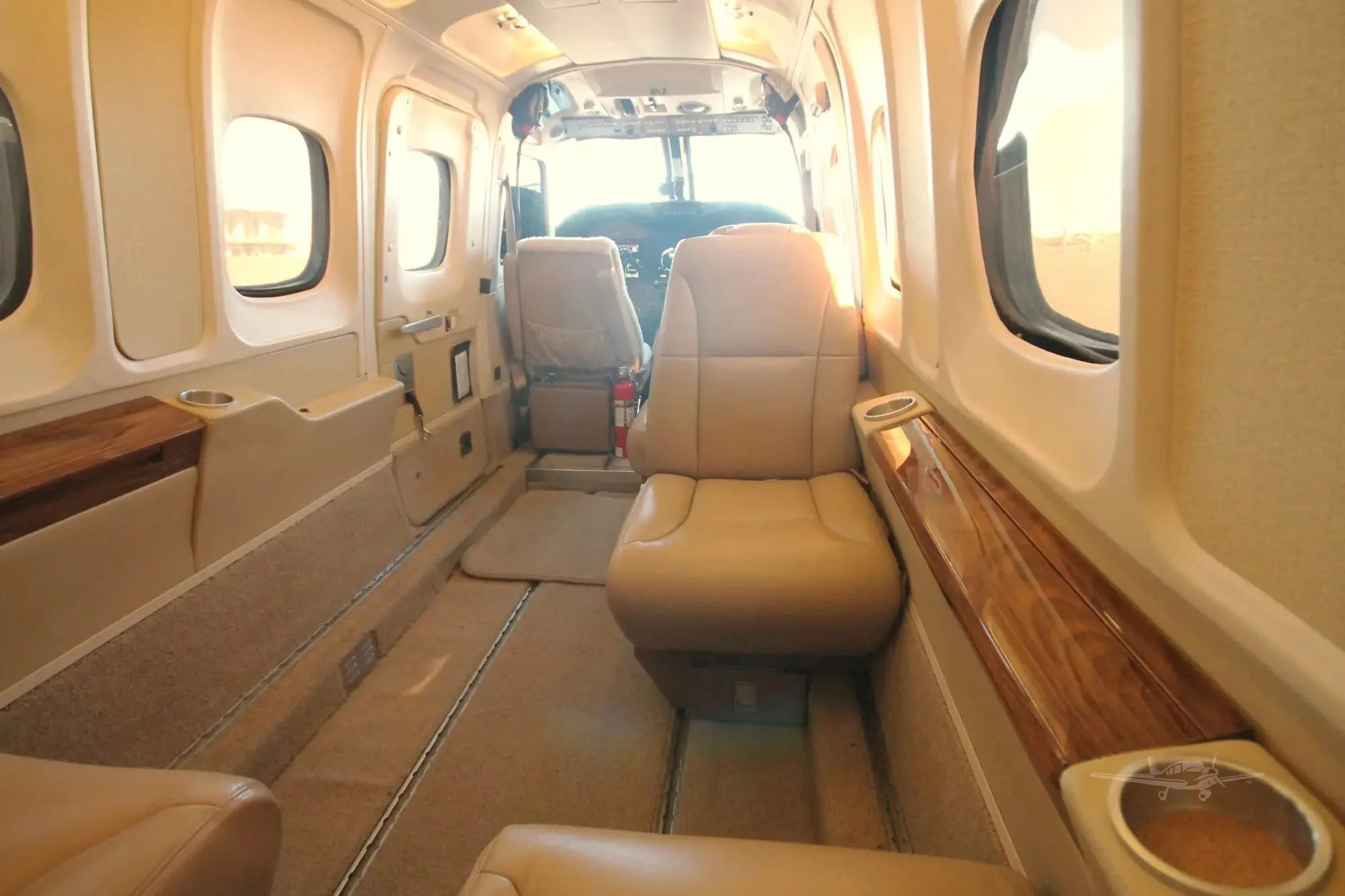 Cabin interior of a COMMANDER 900.