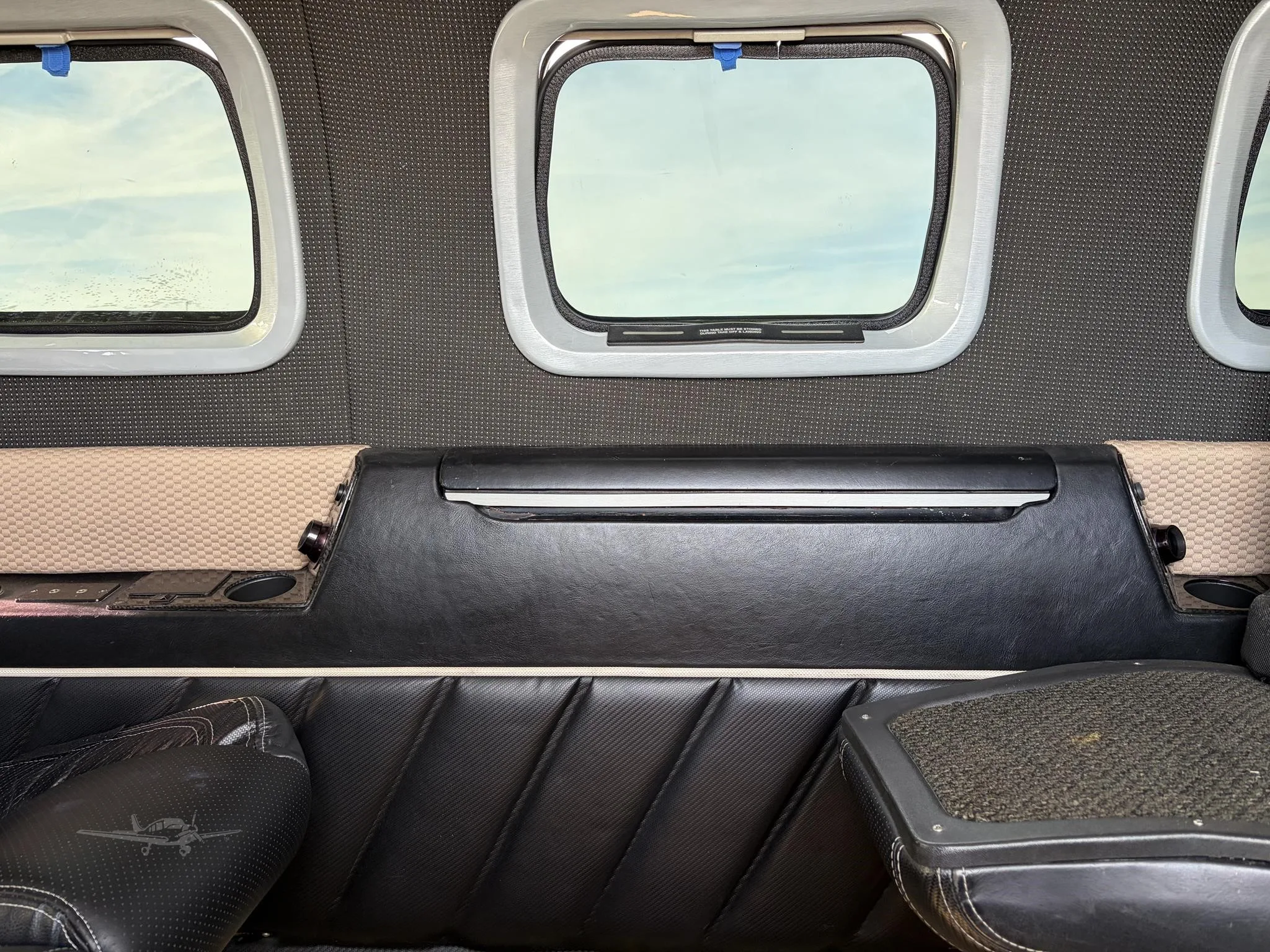 Cabin interior of a 1997 PIPER MALIBU MIRAGE.