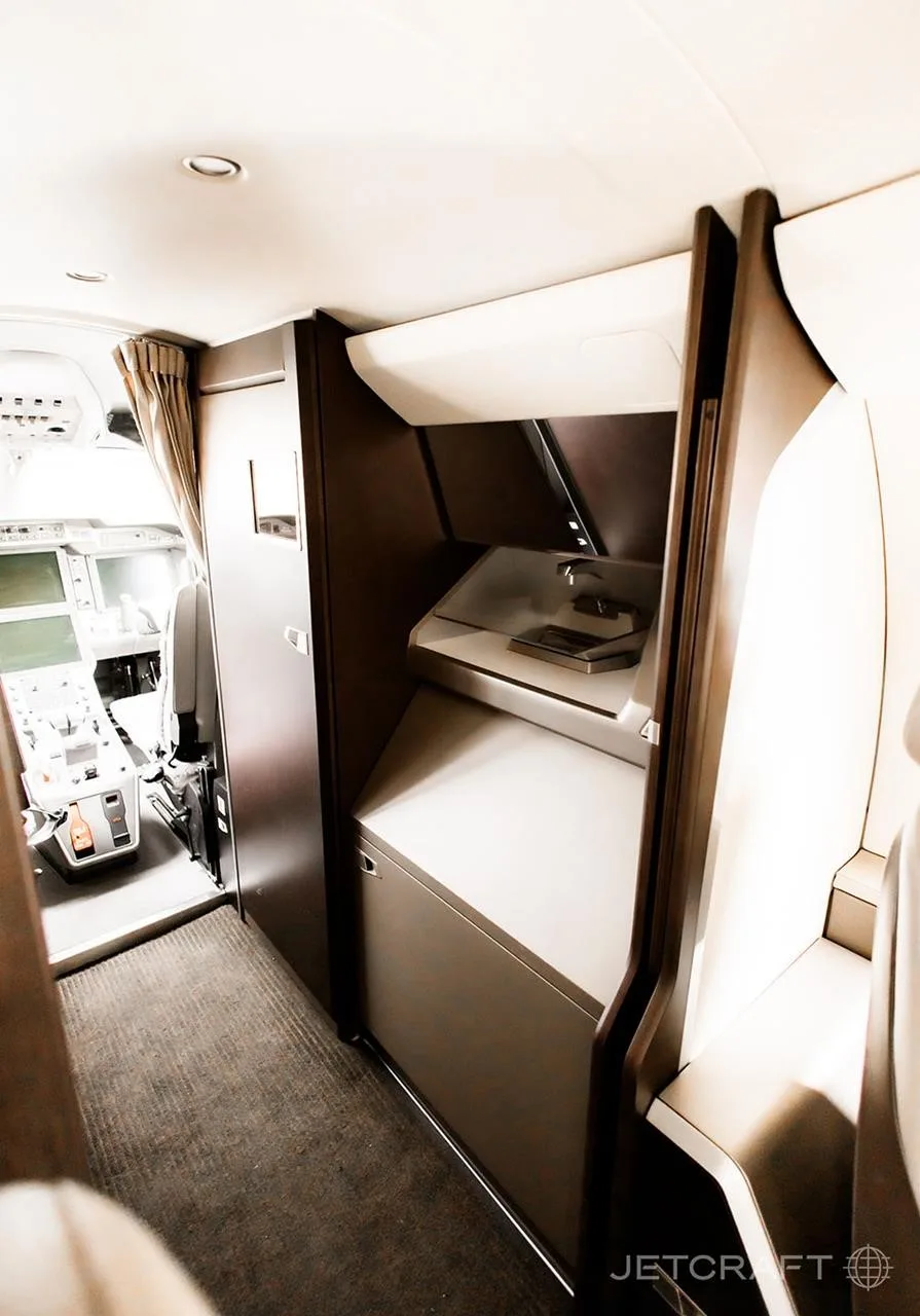 Cabin interior of a 2020 PILATUS PC-24.