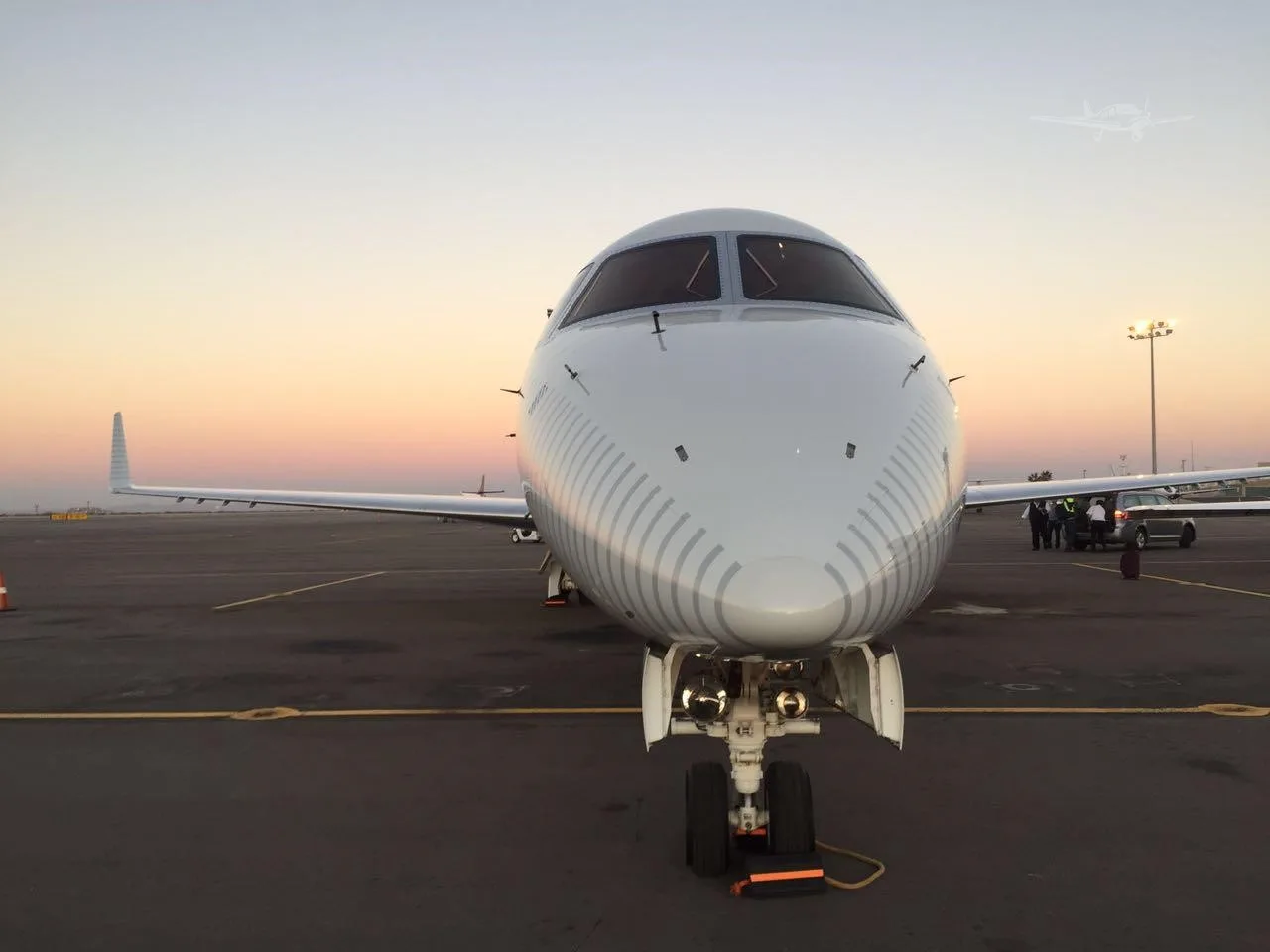 Exterior view of a 2006 EMBRAER LEGACY 600, XA-RWS.