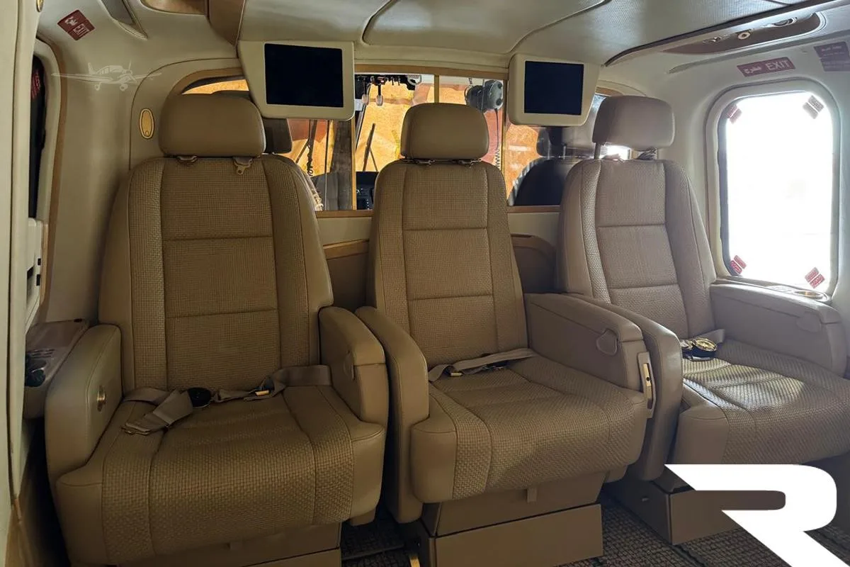 Cabin interior of a 2010 AGUSTA AW139.